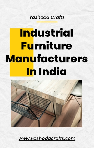 30 Industrial Furniture Manufacturers In India