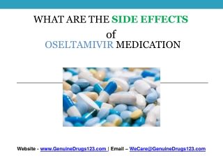 Oseltamivir side effects