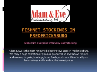 Spice Up Your Intimate Night - Visit The Best Bodystocking Store in Fredericksburg