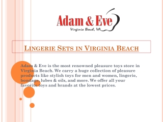 Best Place to Buy Lingerie Sets near You in Virginia Beach