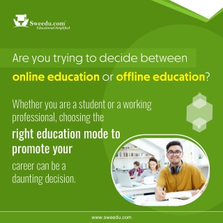 Different Between Online And Offline Education Sweedu Education ERP Software