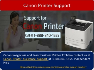 Canon Printer Support 1-888-840-1555 Assistant Services Help