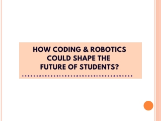 How Coding and Robotics could Shape the Future of Students - RoboGenius