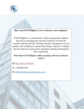 How can SAP Fieldglass Course Benefits your company?