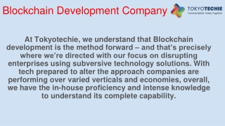 Blockchain Development Company | Blockchain Development