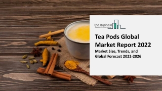 Tea Pods Global Market  Industry Size, Trends, Insights, Market Share, Competition, Opportunities, and Growth Forecasts