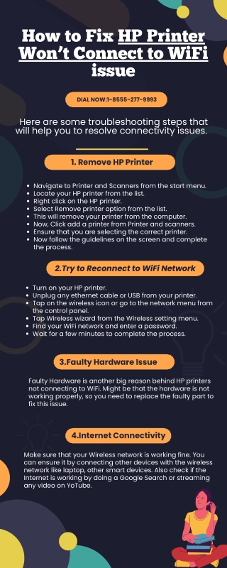 How to Fix HP Printer Won’t Connect to WiFi issue