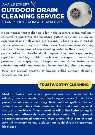 Proper Outdoor Drain Cleaning Services