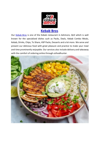 5% off - Kebab Bros Restaurant Menu Ashmore, QLD