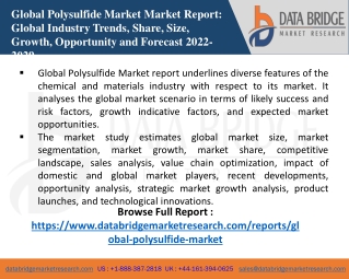 Global Polysulfide Market