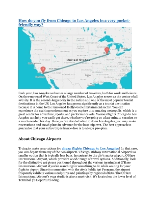 cheap flights chicago to Los Angeles (1)