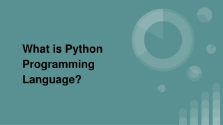 What is Python Programming Language?