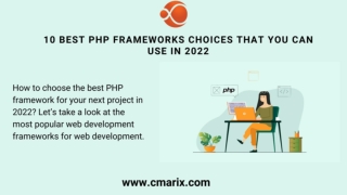 10 Best PHP Frameworks Choices That You Can Use In 2022