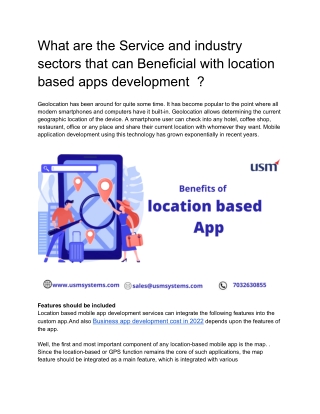 benefits of loaction app - Google Docs