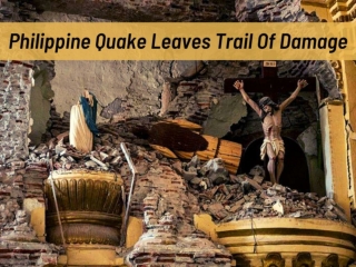 Philippine quake leaves trail of damage