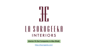 Interior Fit Out Companies in Abu Dhabi