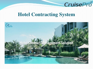 Hotel Contracting System