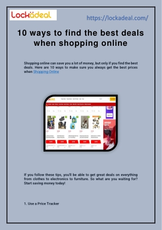 10 ways to find the best deals when shopping online