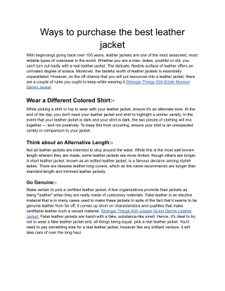 ways-to-purchase-the-best-leather-jacket