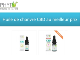 Huile de chanvre CBD au meilleur prix