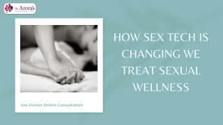 Sexual Wellness in The Age of Sex Tech