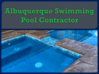 Albuquerque Swimming Pool Contractor