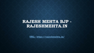 Rajesh Mehta BJP - RajeshMehta