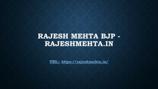 Rajesh Mehta BJP - RajeshMehta