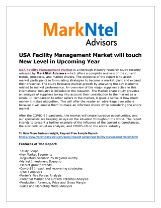 USA Facility Management Market Share, Size and Forecast