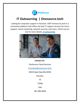 IT Outsourcing