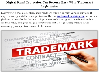 Digital Brand Protection Can Become Easy With Trademark Registration