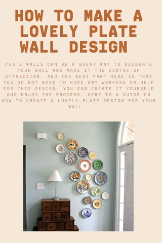 How to Make a Lovely Plate Wall Design  Mohit Bansal Chandigarh