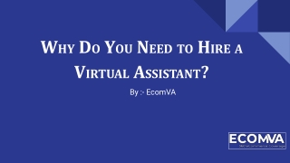 Why Do You Need to Hire a Virtual Assistant?