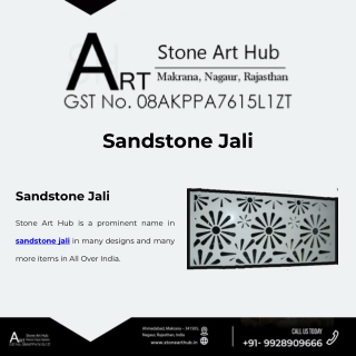 Sandstone Jali - CALL NOW 9928909666