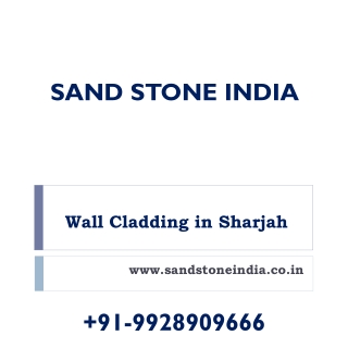 Wall Cladding in Sharjah - Sand Stone India