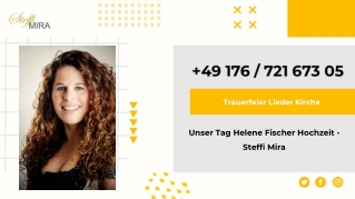 Unser Tag Helene Fischer Hochzeit - Steffi Mira