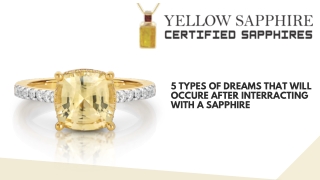 5 TYPES OF DREAMS THAT WILL OCCURE AFTER INTERRACTING WITH A SAPPHIRE