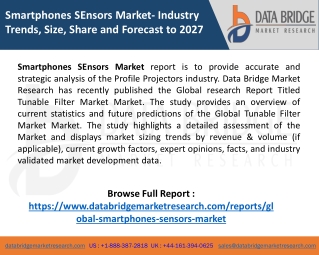Smartphones SEnsors Market PDF