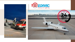 Book the Ultimate Medical Transportation by Medivic Air Ambulance Service in Coimbatore and Gaya with Medical Aids