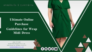 Read the Ultimate Guide to Shop Wrap Midi Dress Online