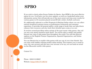 SPBO