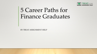 5 Career Paths for Finance Graduates