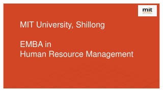 EMBA in Human Resource management