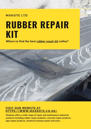 Where to find the best rubber repair kit online?