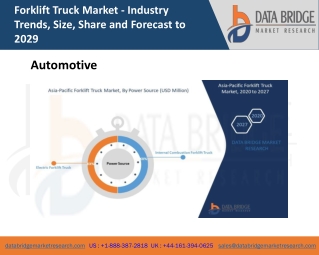 Asia-Pacific Forklift Truck