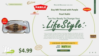 Buy MR Thread with Purple Pearl Rakhi - Rakhi Collection in New Zealand