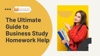 The Ultimate Guide to Business Study Homework Help