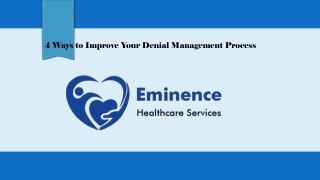 4 Ways to Improve Your Denial Management Process
