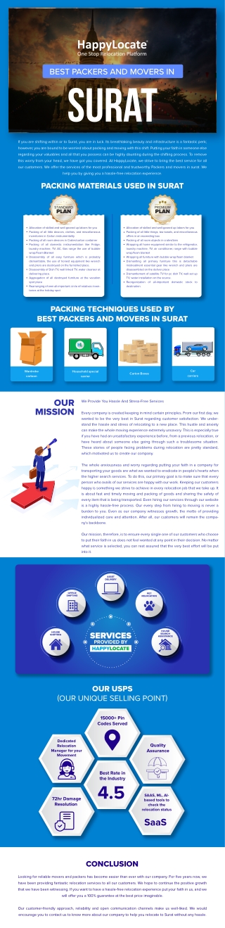 Best Packers and Movers in Surat