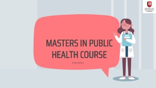 Masters Public Health Course